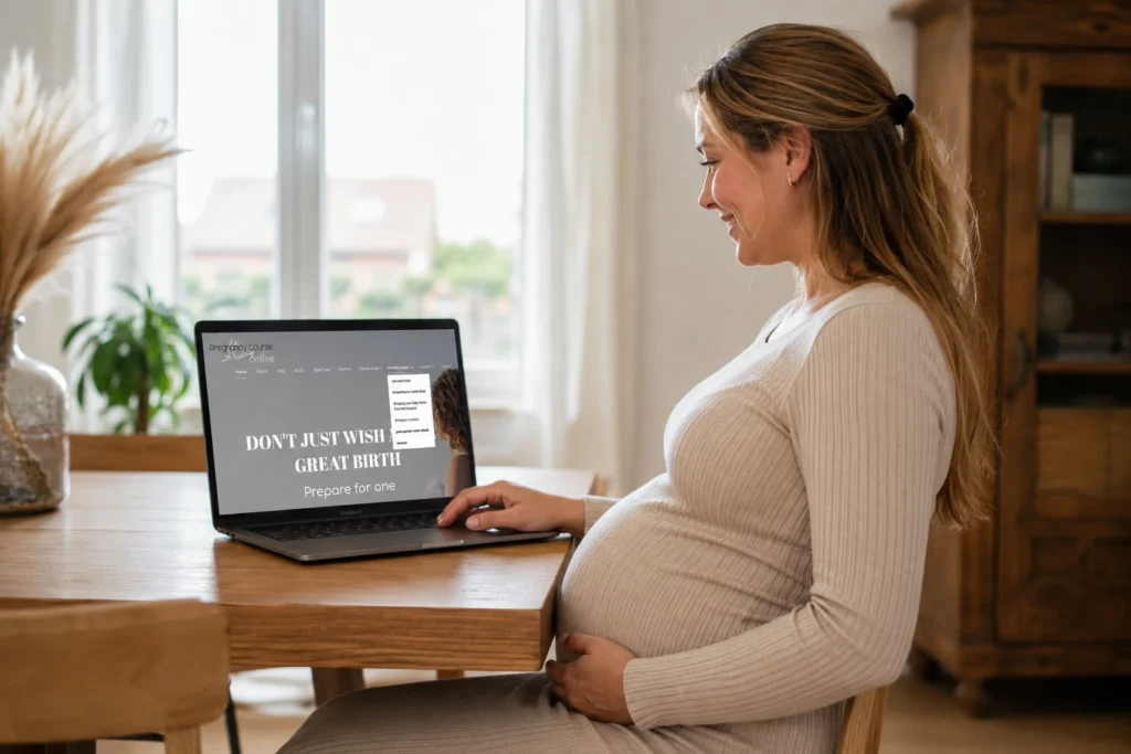 online course is designed for pregnant couples