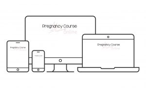 Pregnancy course online is available on any device